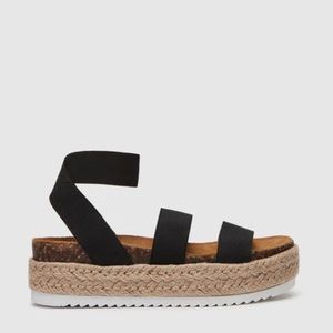 Steve Madden | Kacia Platform Espadrille Sandal in Black